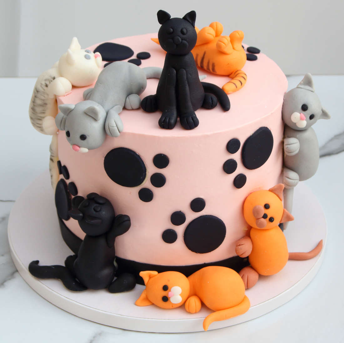 Cake with kittens in Vilnius