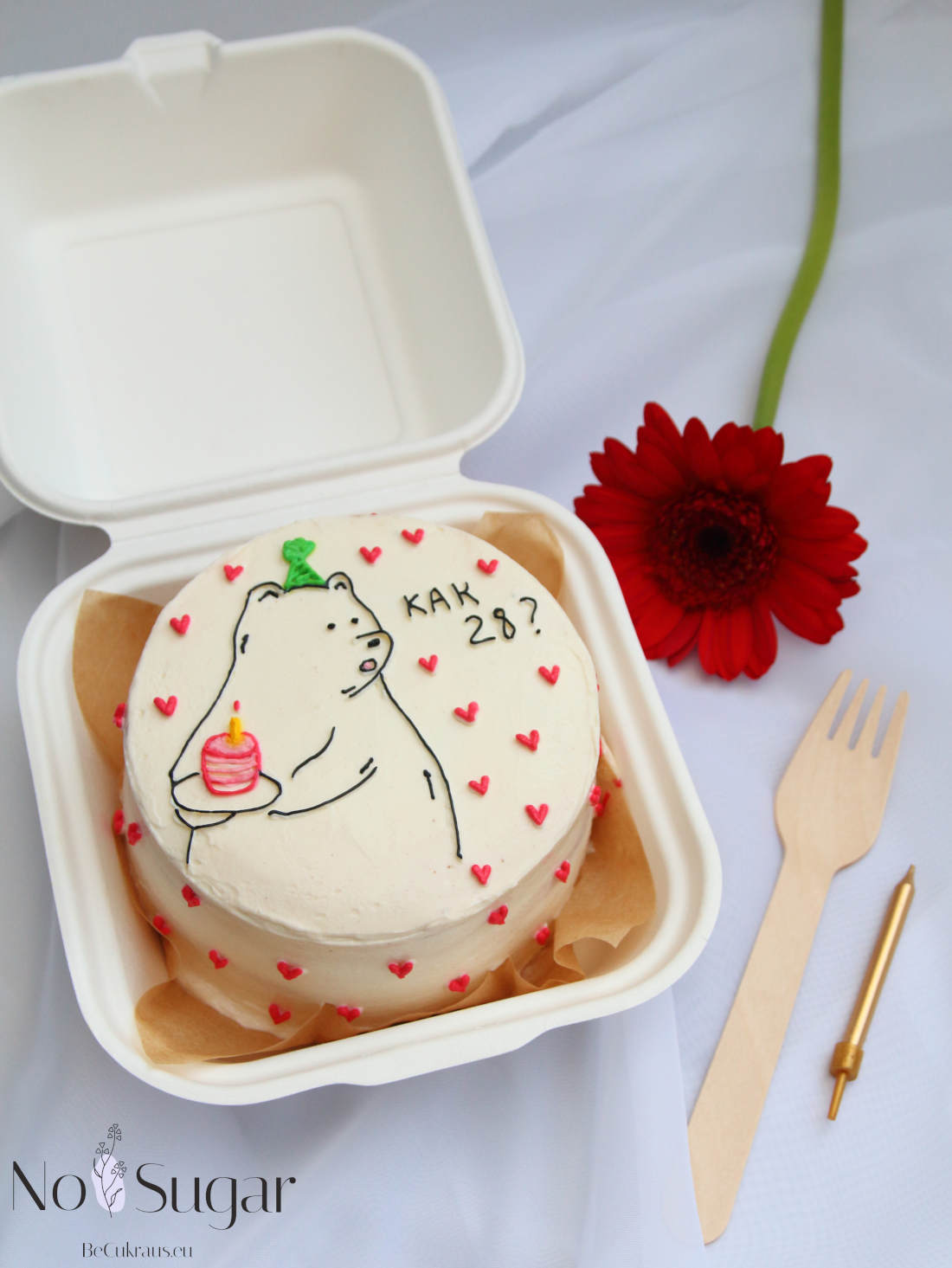 Puikus bento gimtadienio tortas