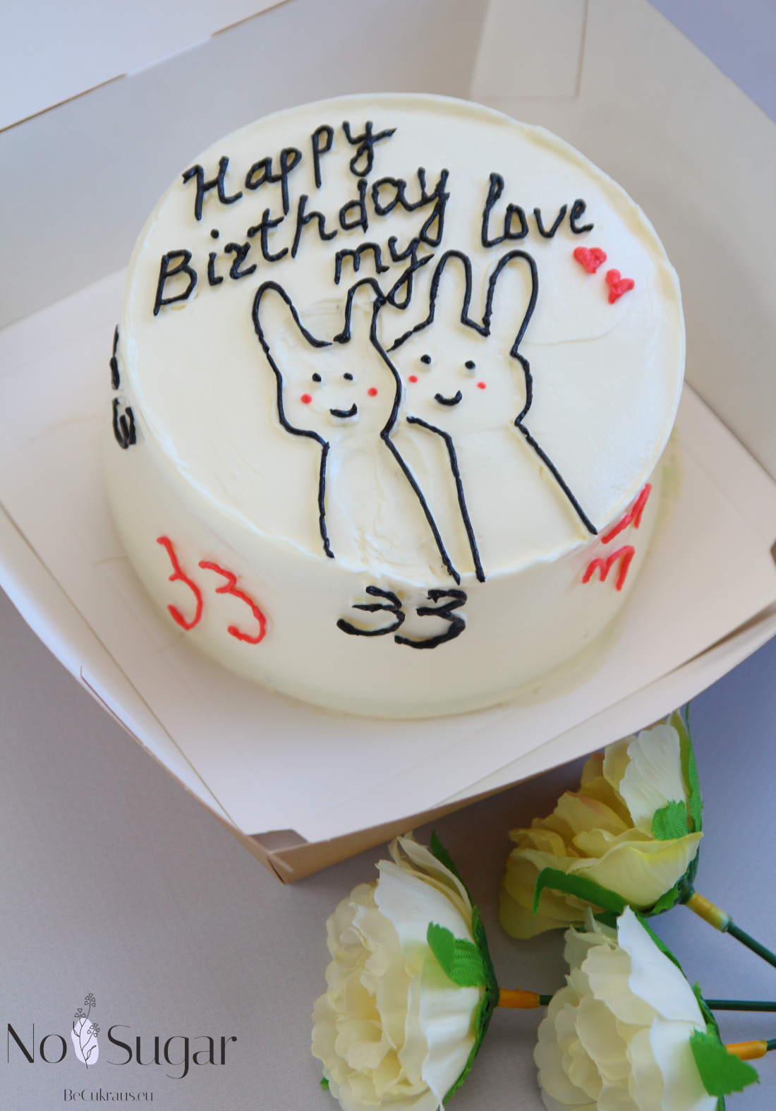 Sugar-free bento cake - buy in Vilnius