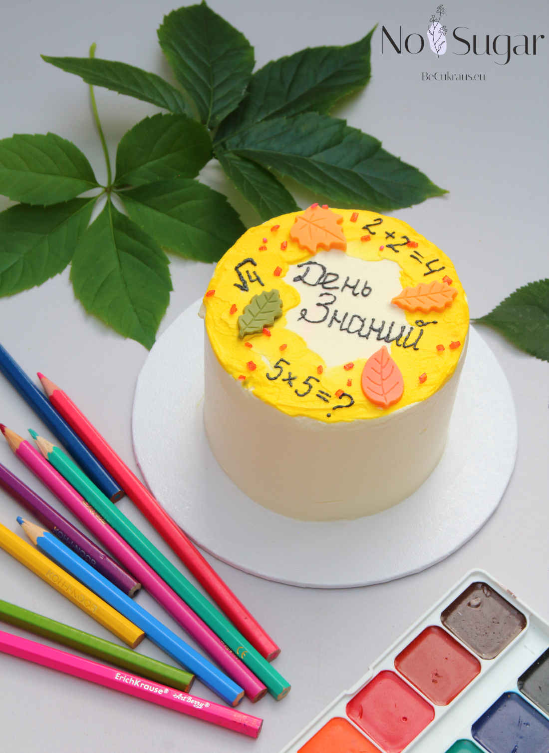 Бенто-торт на День знаний 1 сентября ученикам и учителям Вильнюса