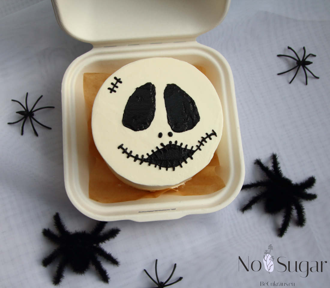 Jack Skellington on bento cake