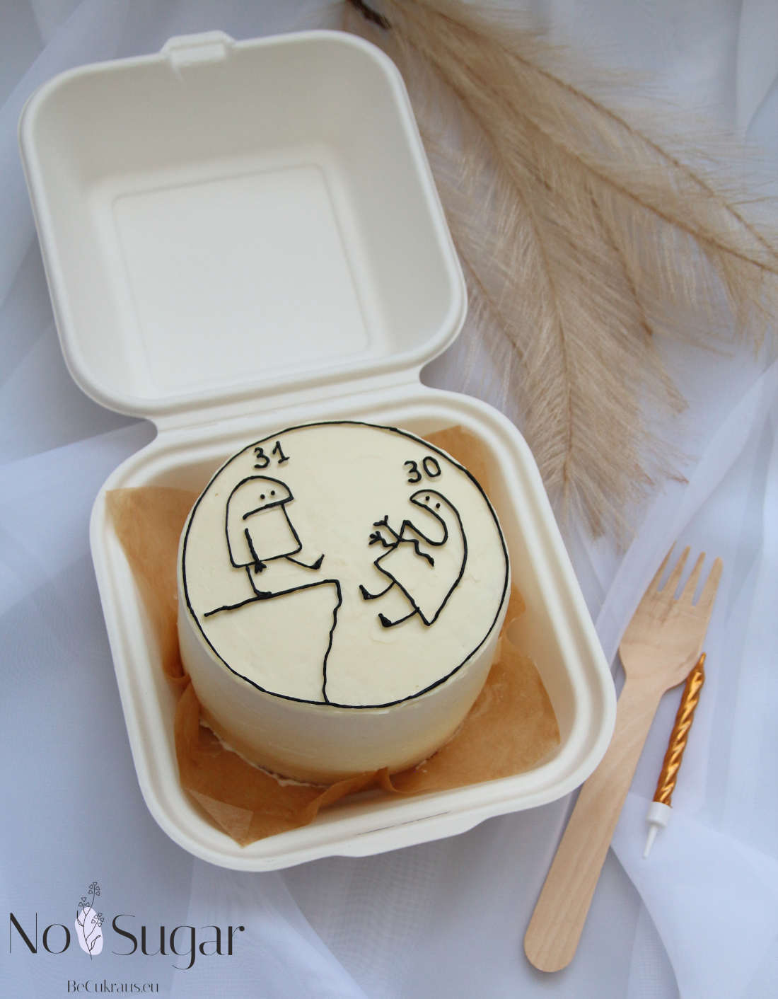 The new age conquers the old - bento cake based on the movie 300