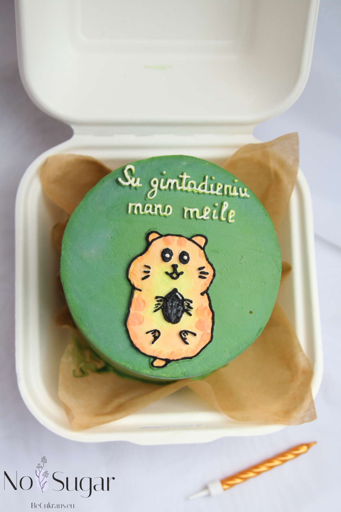 Bento cake in gift box