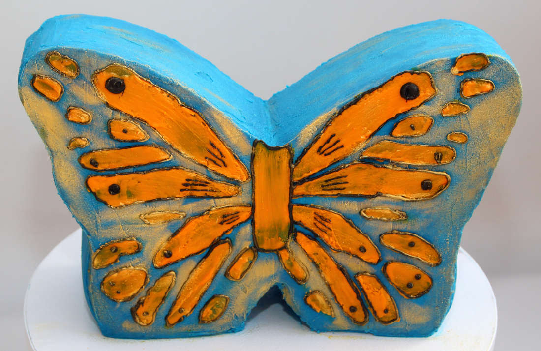 Butterfly cake for birthday