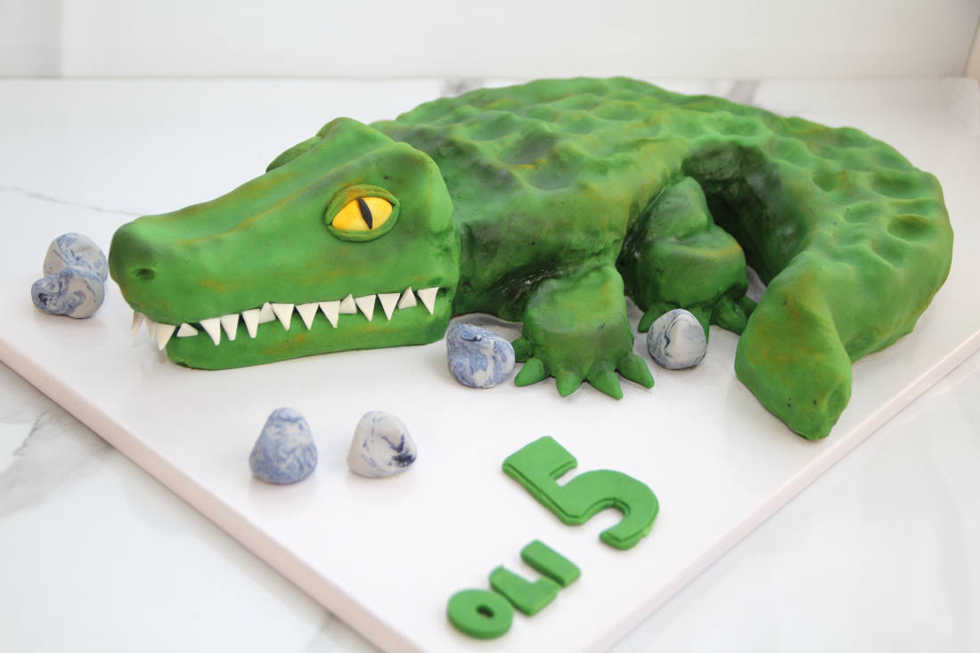 Original Crocodile cake for a birthday