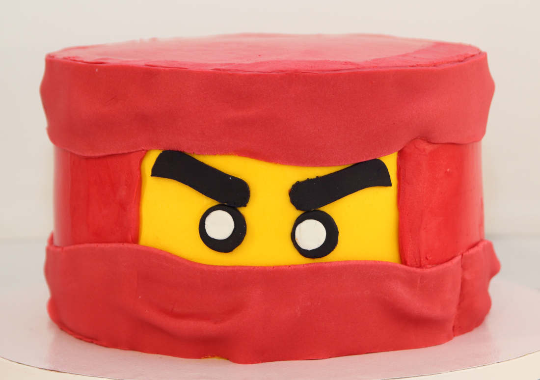 Ninja head cake