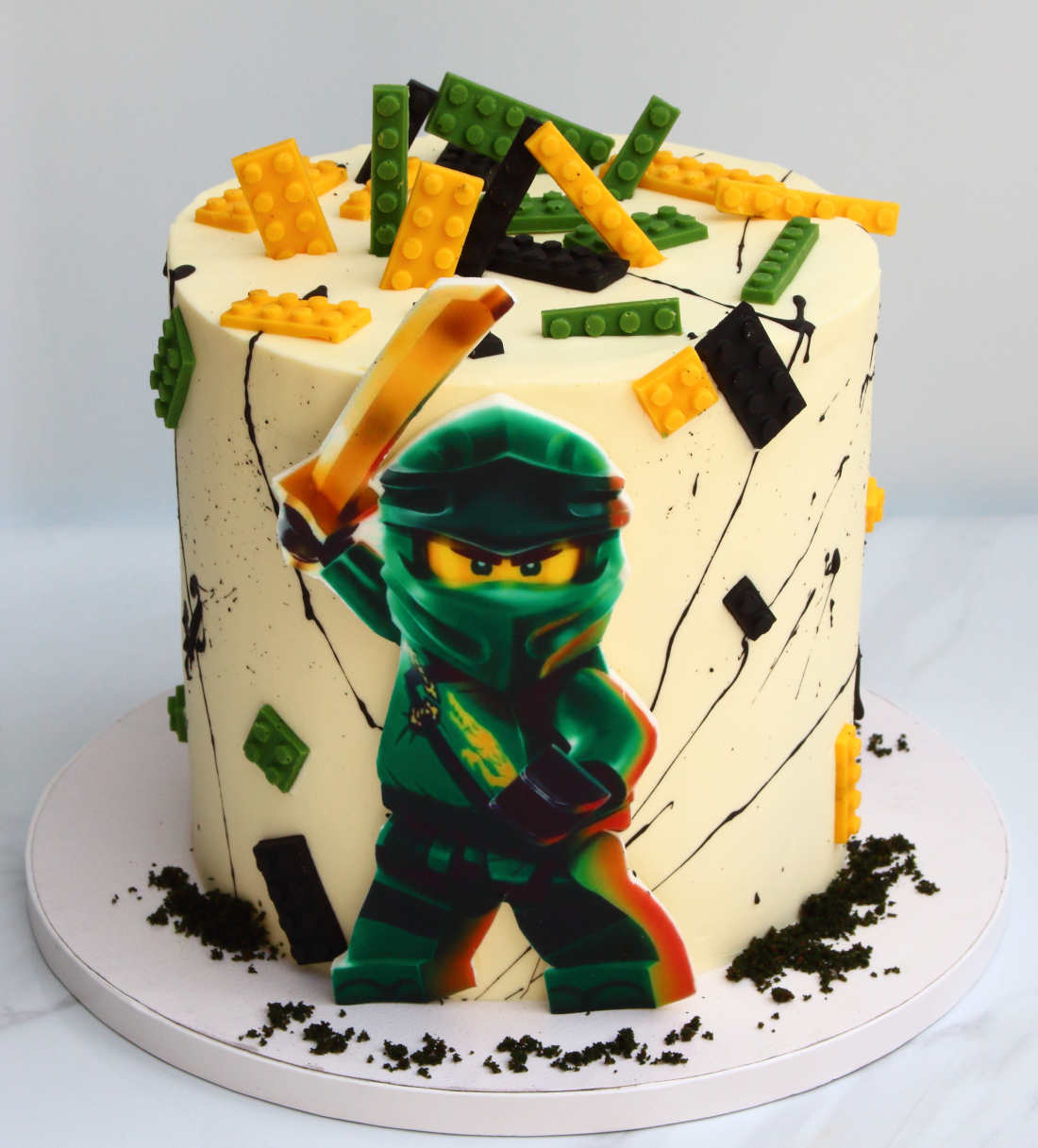 Lego Ninjago cake in Vilnius
