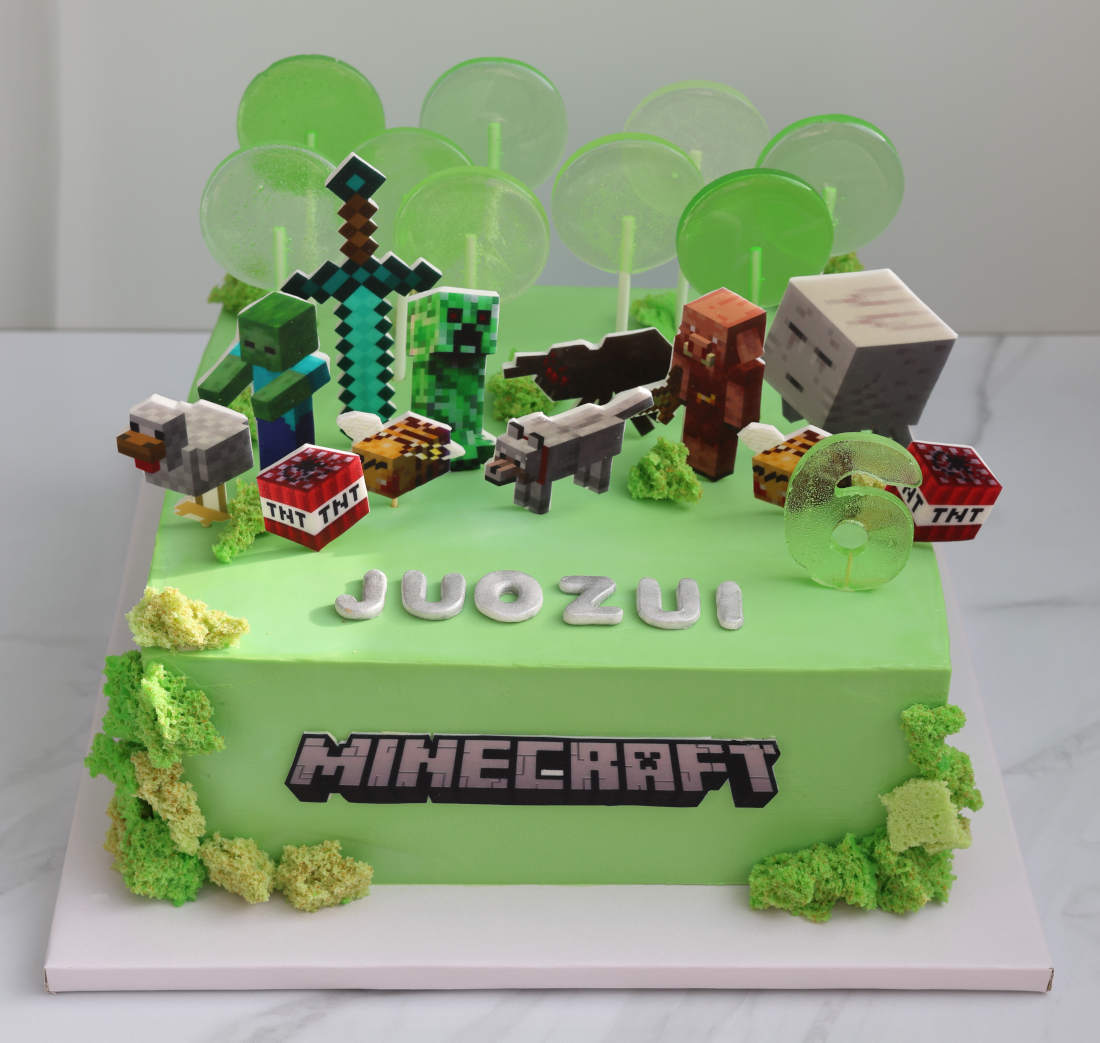 Big green cake Minecraft