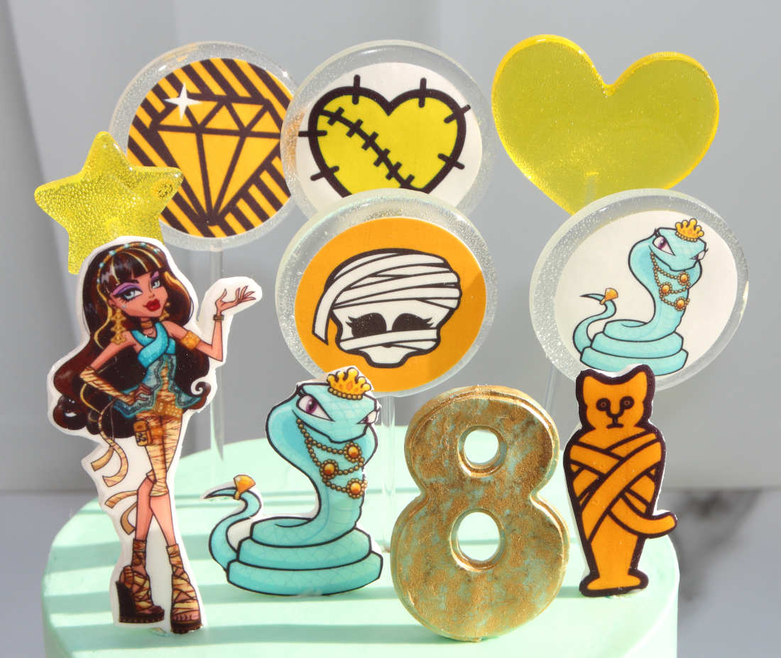 Monster High torto ledinukai mergaitėms ir kiti aksesuarai