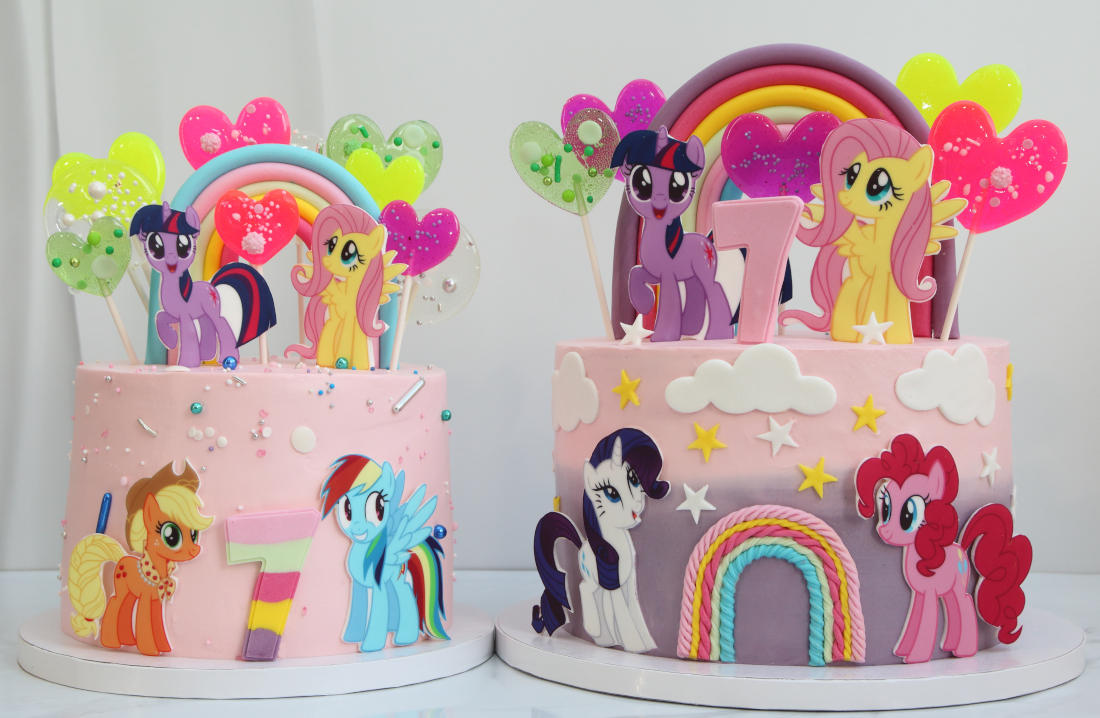 Mano mažasis ponis tortai mergaitės gimtadienio proga