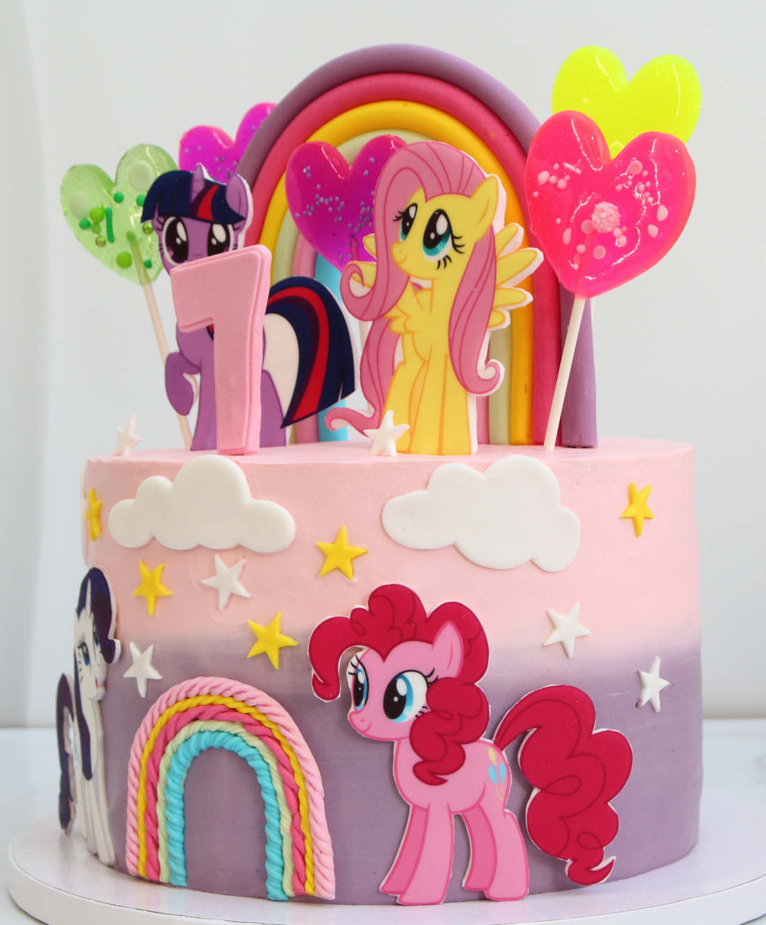 Rožiukė ir My Little Pony tortas mergaitei