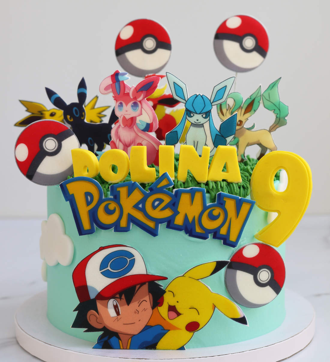 Pokemon cake for a child's birthday