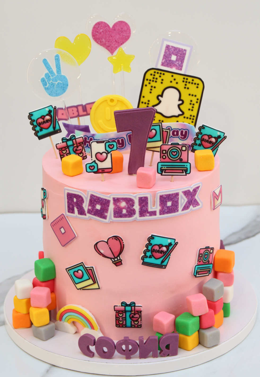 Roblox tortas mergaitei