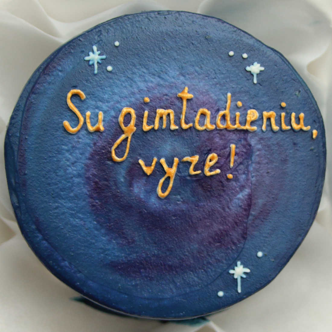 Su gimtadieniu, vyre - bento tortas be cukraus