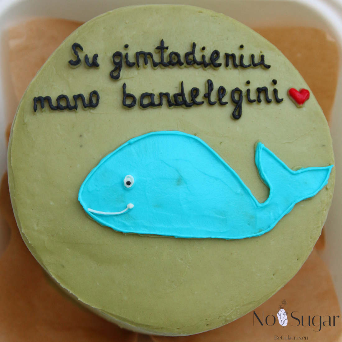 Su gimtadieniu bento tortas