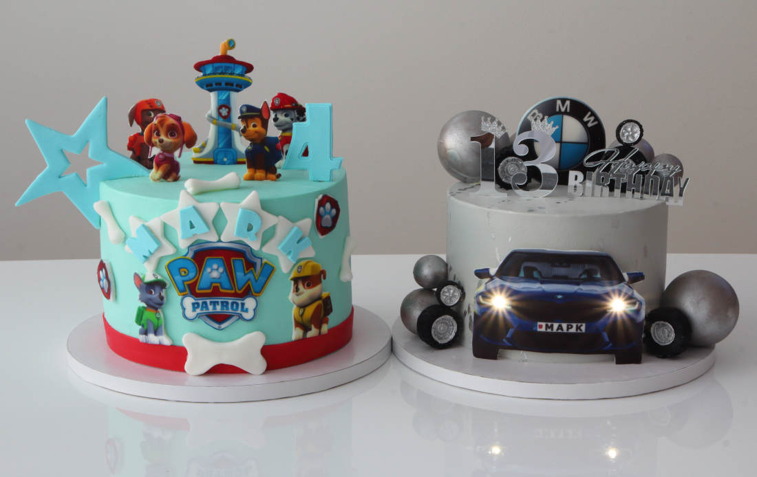 Торт BMW и Щенячий патруль