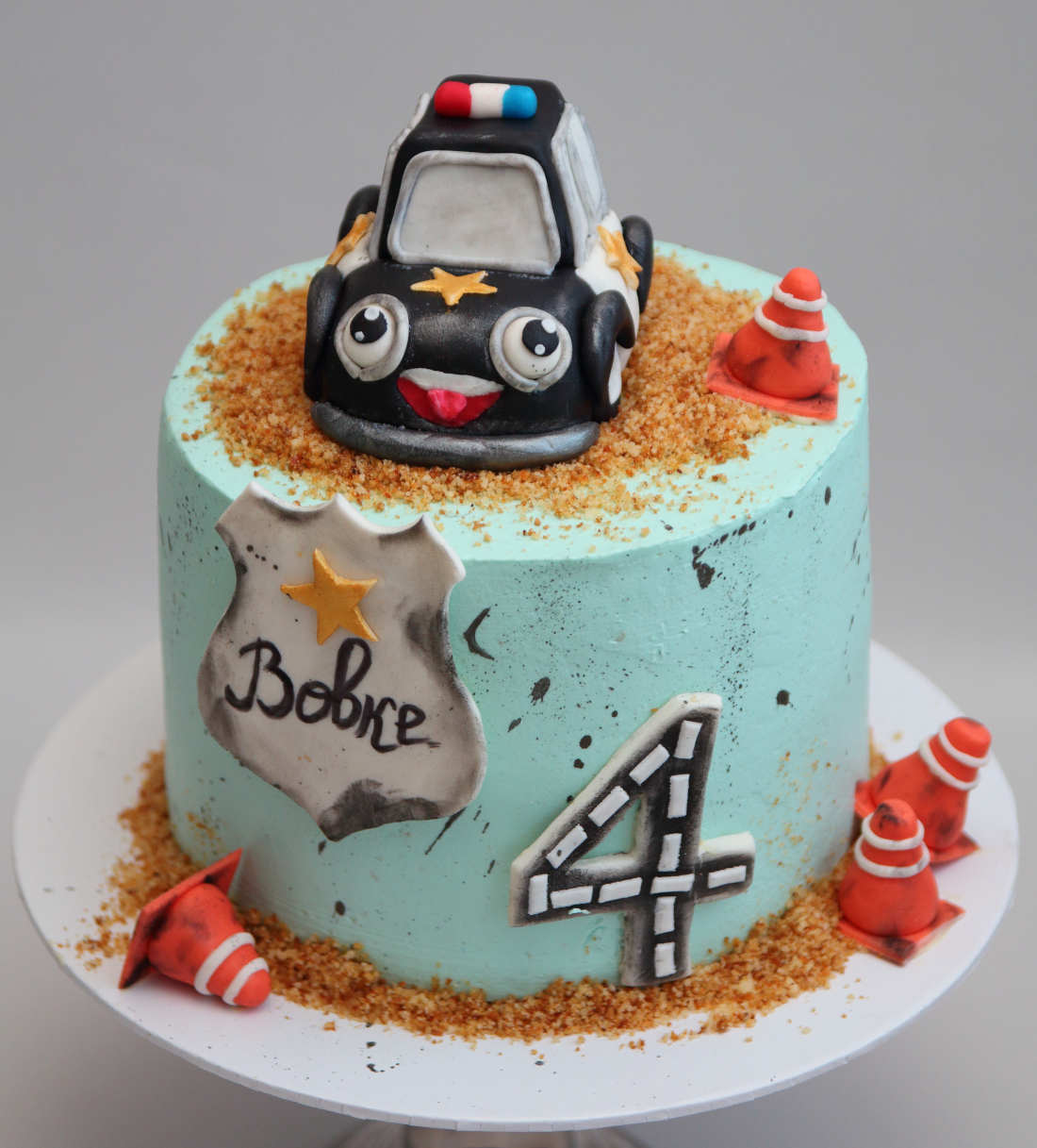 Police car cake