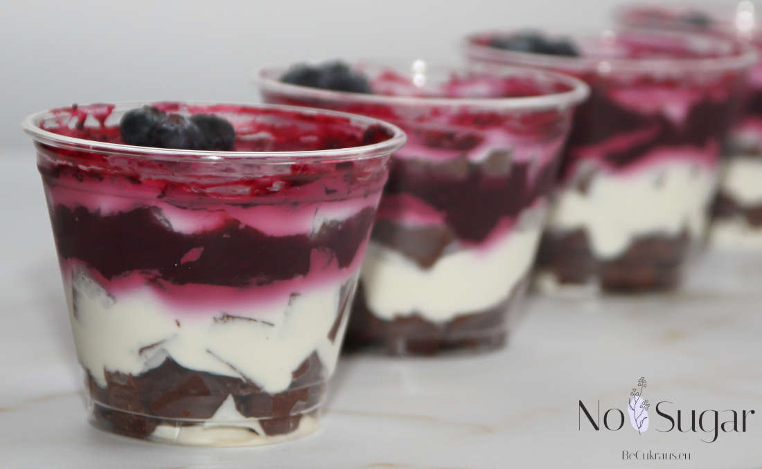 Трайфл Галактика без сахара в стаканчике