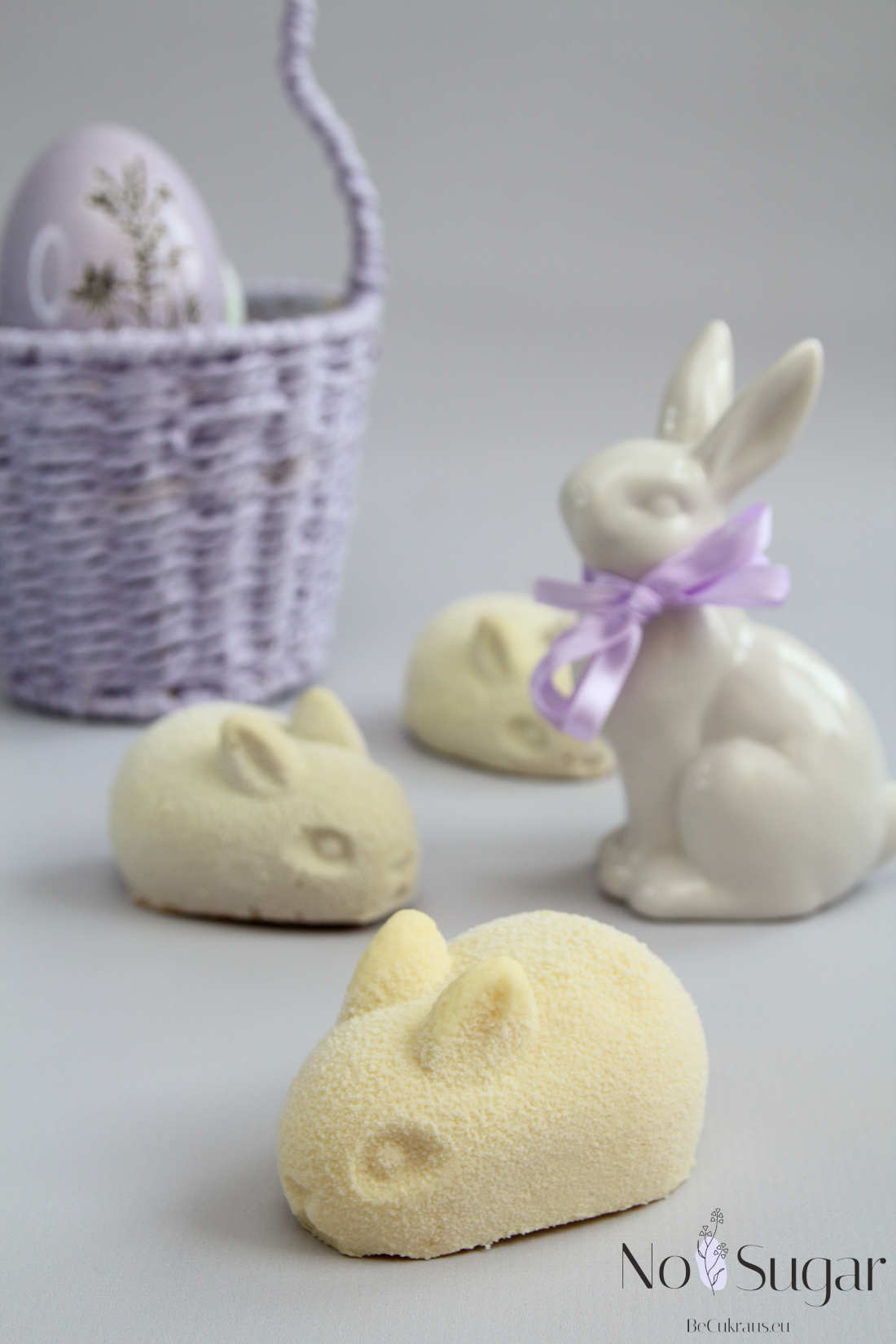 Easter Bunny with chocolate velor