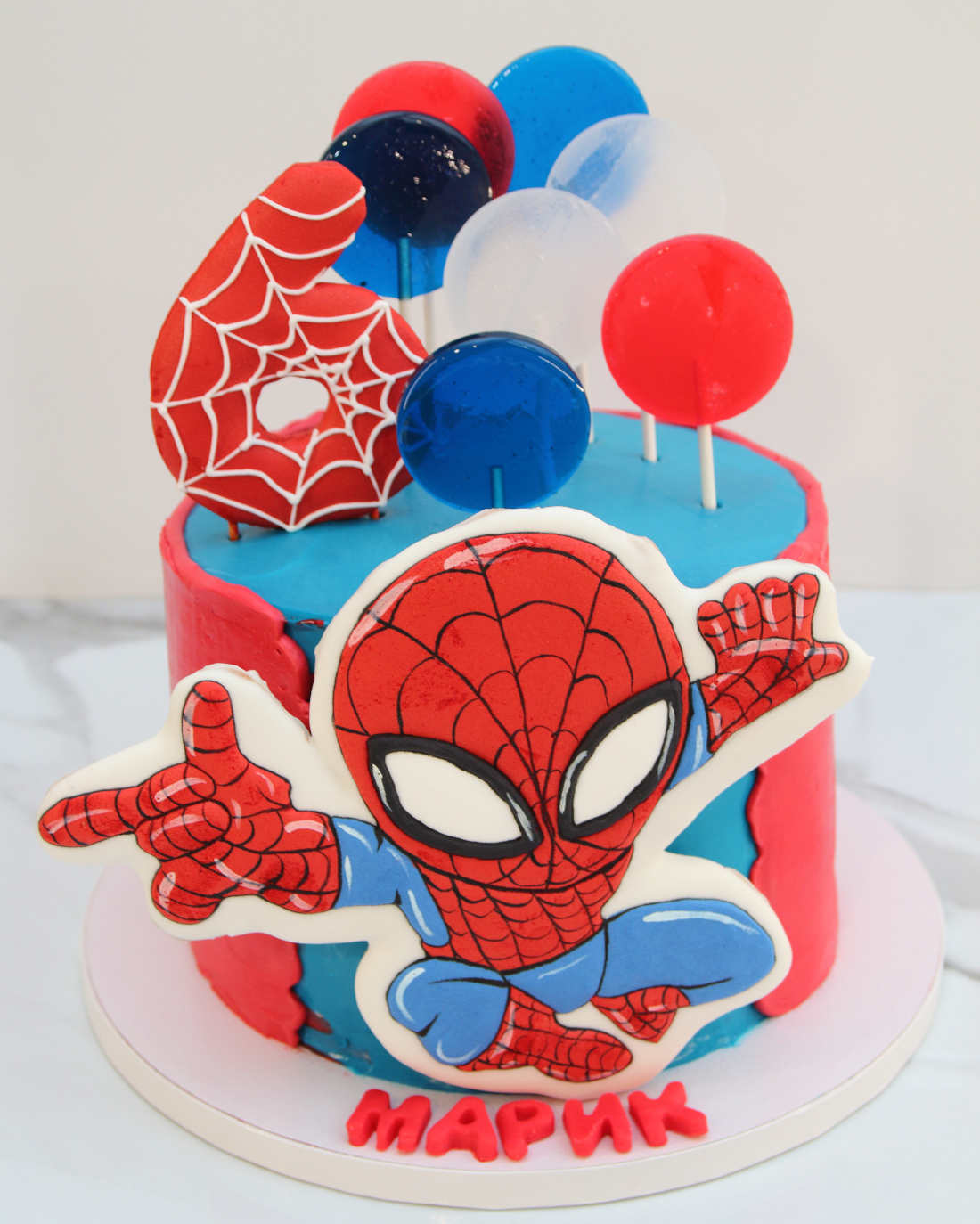 Buy Spiderman cake in Vilnius